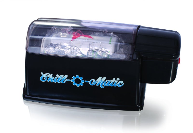 Chill-O-Matic جهاز تبريد المشروبات الفوري تشيل-أو-ماتيك، برّد المشروبات في 60 ثانية مع هذا الجهاز المحمول - مثالي للأنشطة الخارجية والحفلات. - Image 1